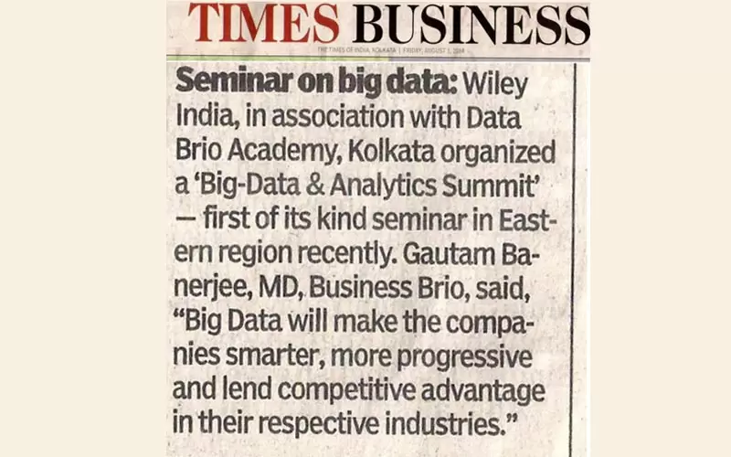 DBA Times Business on Big Data