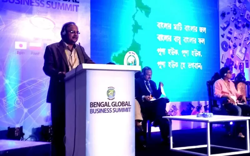 DBA speaking at Bengal Global Business Summit on technology trends