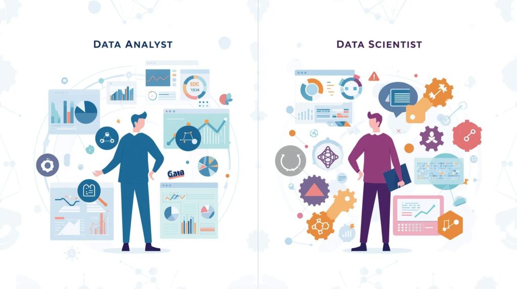 Choosing Between Data Analyst Vs. Data Science Roles: A 2025 Roadmap 1 Data Analyst Vs. Data Science Roles